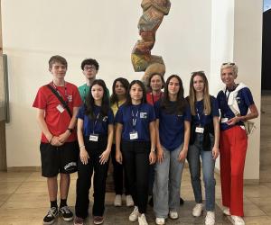 Dijaki Gimnazije Piran(Slovenija), Passau(Nemčija), Ruse(Bolgarija) z mentoricami