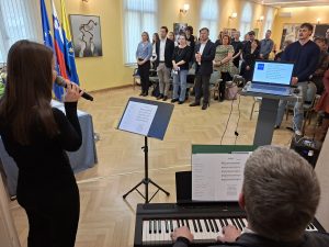 Utrinek iz slavnostne prireditve v MO Celje